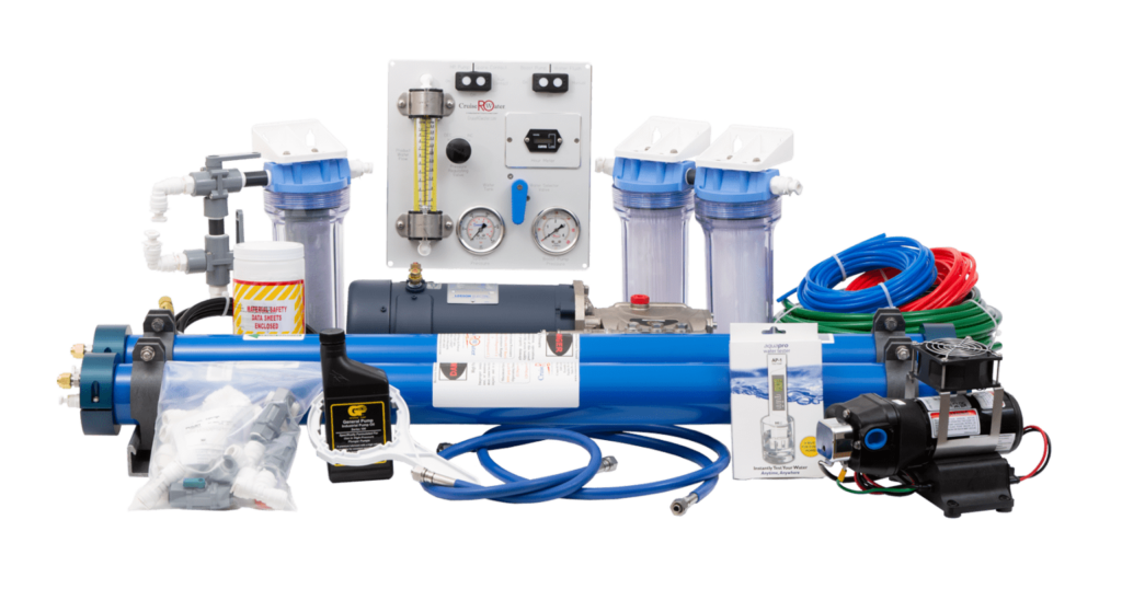 Buy a DC reverse osmosis system.